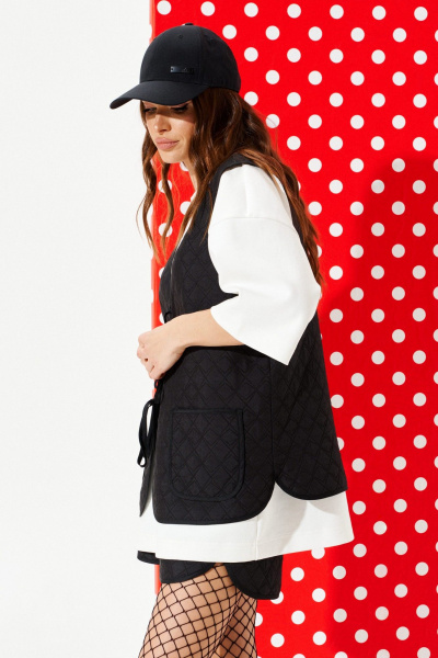 Жилет ELLETTO 3976 черный - фото 5