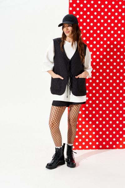 Жилет ELLETTO 3976 черный - фото 1