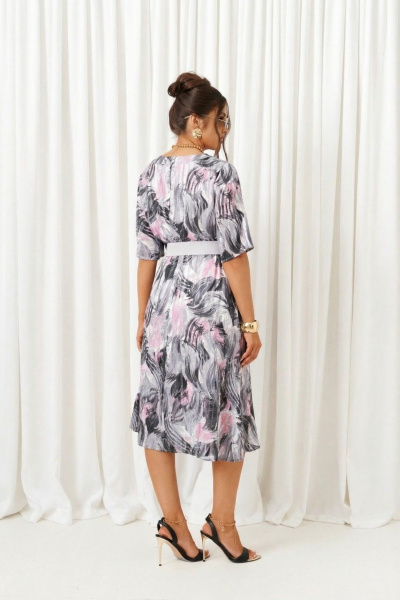 Жакет, платье Beautiful&Free 6408 сиреневый - фото 6