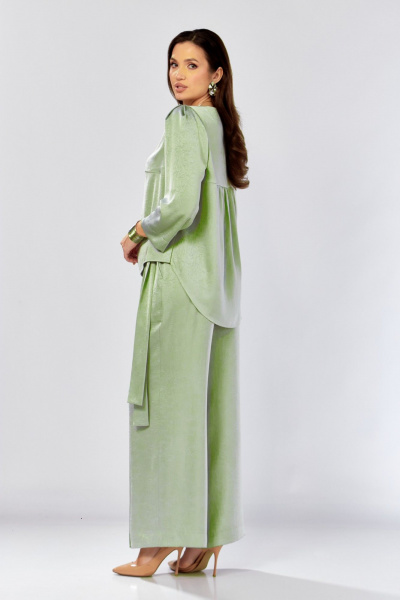 Блуза, брюки ZigzagStyle 626-2 фисташковый - фото 7