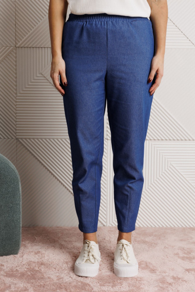 Блуза, брюки, жакет Mubliz 318 синий - фото 13