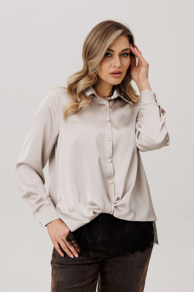 Блуза Anelli 1663 речной_жемчуг - фото 10