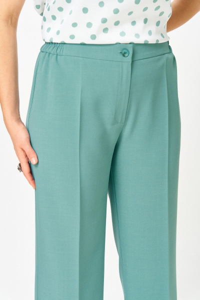 Блуза, брюки, жакет БагираАнТа 1016 ментоловый - фото 6