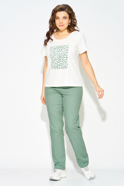 Брюки, джемпер, бомбер Fita 40113 зеленый - фото 7