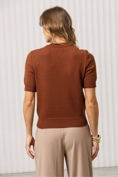 Джемпер Romgil РВ0159-ВИ2 шоколадный - фото 2