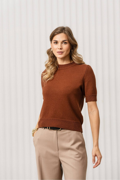 Джемпер Romgil РВ0159-ВИ2 шоколадный - фото 1