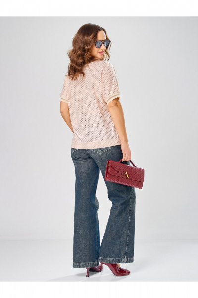 Джемпер Condra 16307 персиковый - фото 6