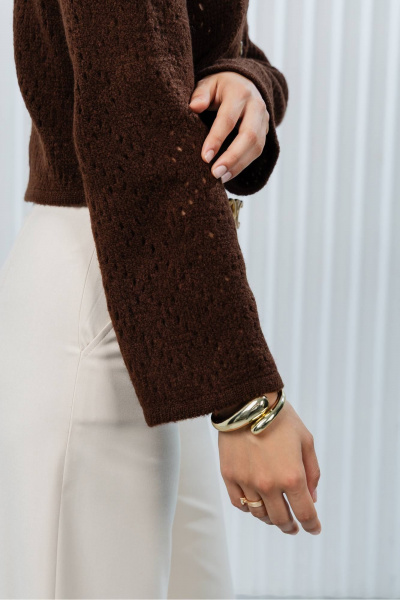 Жакет Romgil РВ0356-АК2 шоколадный - фото 3