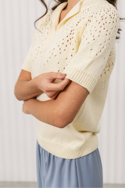 Джемпер Romgil РВ0368-ХЛ2 сливочный - фото 7