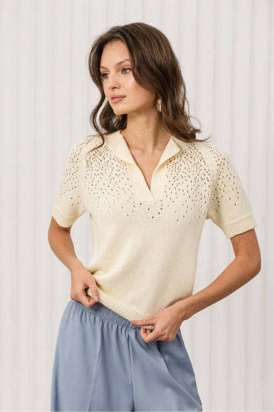 Джемпер Romgil РВ0368-ХЛ2 сливочный - фото 1