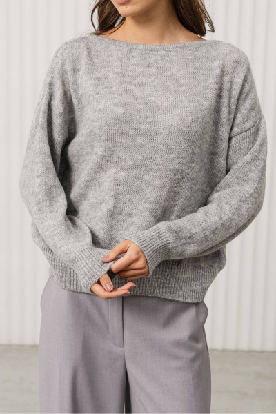 Джемпер Romgil РВ0373-АК2 светло-серый - фото 6