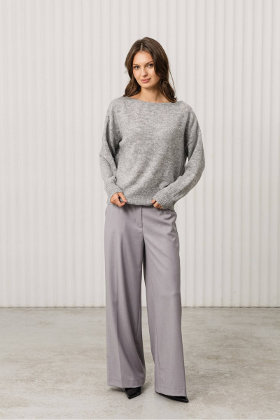 Джемпер Romgil РВ0373-АК2 светло-серый - фото 4