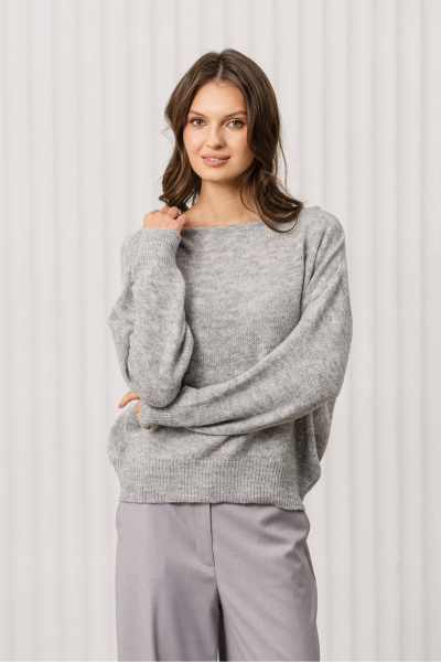 Джемпер Romgil РВ0373-АК2 светло-серый - фото 3