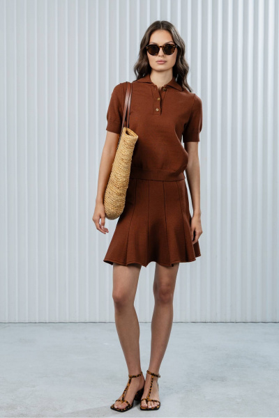 Джемпер Romgil РВ0377-ВИ2 шоколадный - фото 6