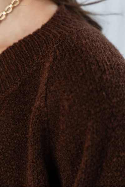 Джемпер Romgil РВ0381-АК2 шоколадный - фото 6