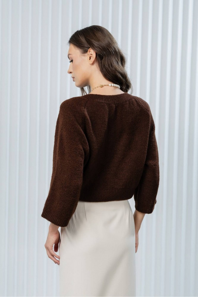 Джемпер Romgil РВ0381-АК2 шоколадный - фото 2