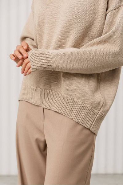 Джемпер Romgil РВ0406-ХЛ2 бежевый лайт - фото 4