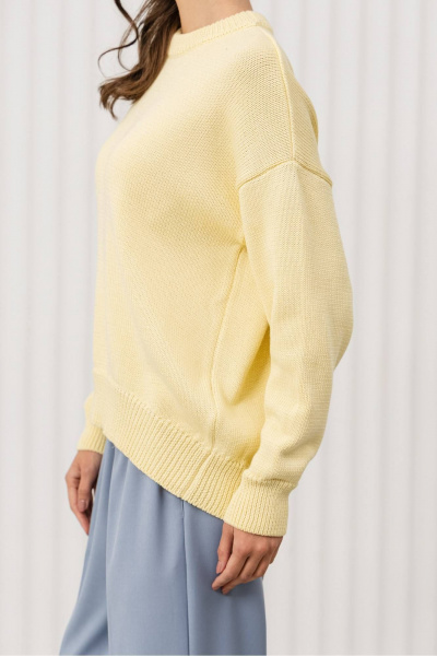 Джемпер Romgil РВ0406-ХЛ2 светло-желтый - фото 4