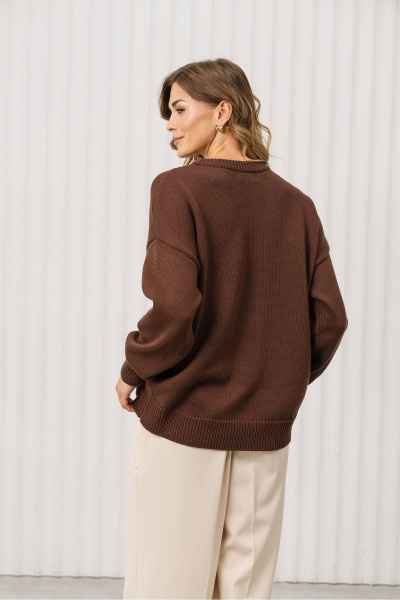 Джемпер Romgil РВ0406-ХЛ2 шоколадный - фото 2