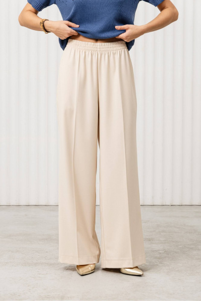 Брюки Romgil РТ0127-ВИ2 белый шоколад - фото 1