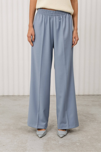 Брюки Romgil РТ0127-ВИ2 серо-голубой - фото 4