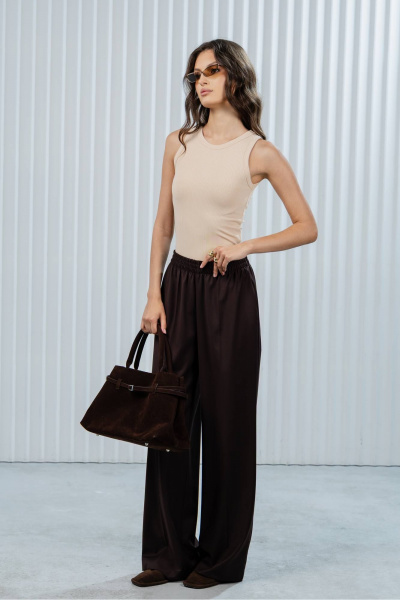 Брюки Romgil РТ0127-ВИ2 шоколадный - фото 8