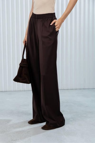 Брюки Romgil РТ0127-ВИ2 шоколадный - фото 2