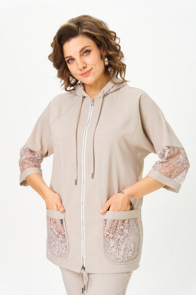 Брюки, жакет Svetlana-Style 1577 бежевый - фото 8