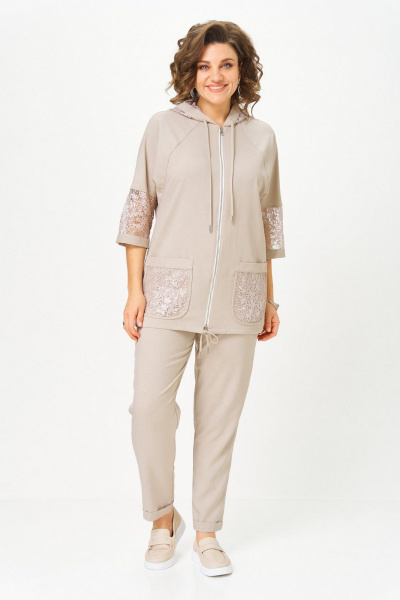 Брюки, жакет Svetlana-Style 1577 бежевый - фото 5