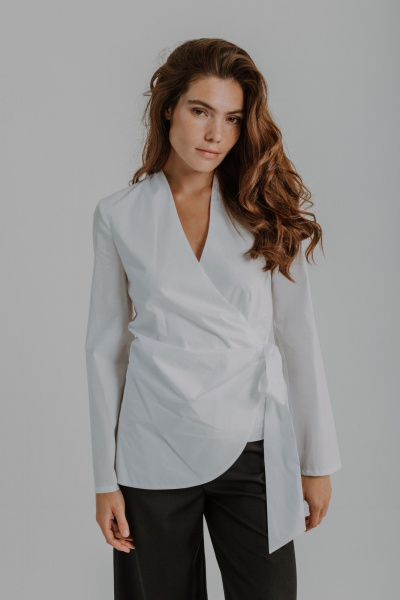 Блуза AEQU 120003-white - фото 10