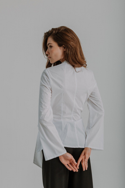 Блуза AEQU 120003-white - фото 9