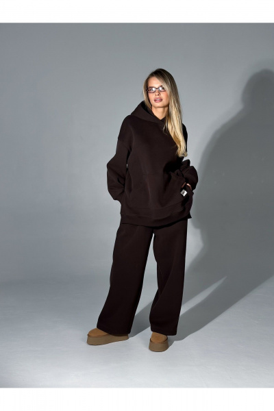 Брюки, худи Urban Base UB102-b шоколад - фото 9