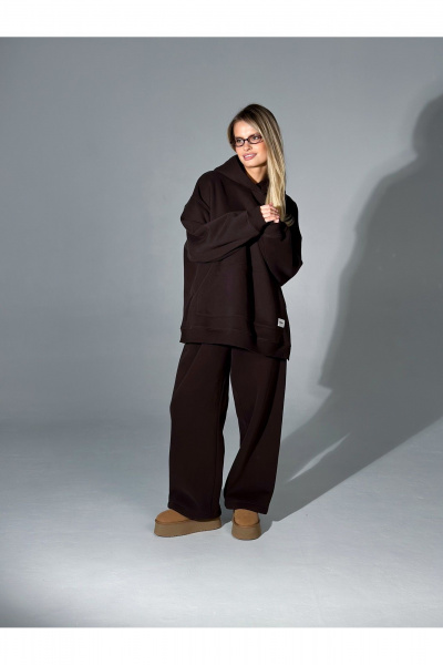 Брюки, худи Urban Base UB102-b шоколад - фото 7