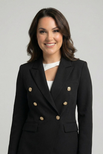 Брюки, жакет AURA otd 9182 черный - фото 5