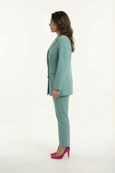 Брюки, жакет AURA otd 9200 шалфей - фото 7