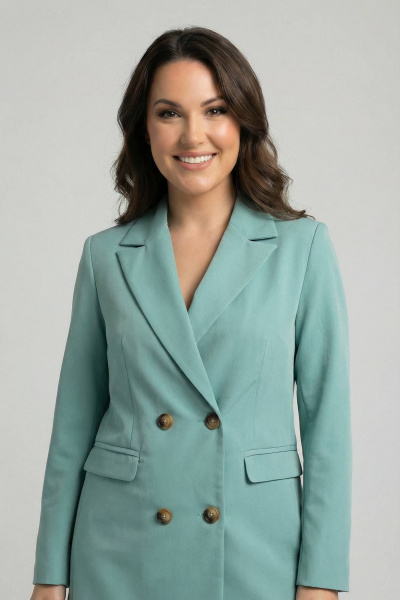 Брюки, жакет AURA otd 9200 шалфей - фото 2