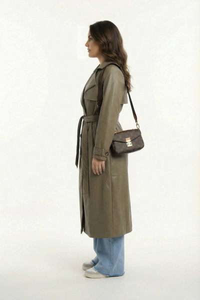 Тренч AURA otd 7036 олива - фото 6
