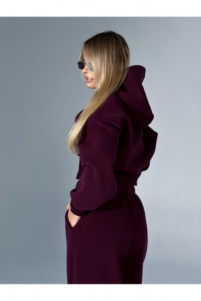 Брюки, худи Urban Base UB102-r винный - фото 11