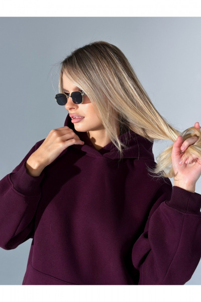 Брюки, худи Urban Base UB102-r винный - фото 9