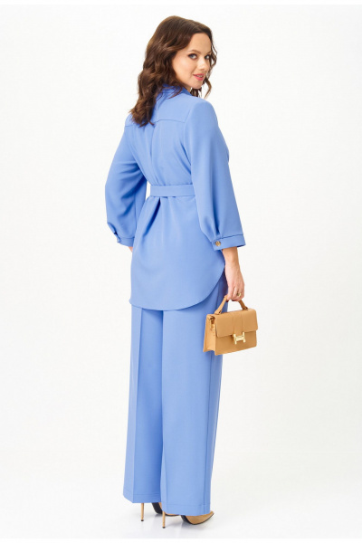 Брюки, жакет Твой имидж 2324 голубой - фото 2