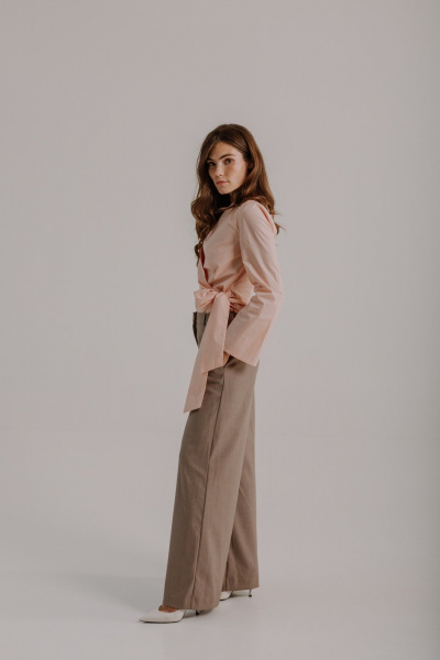 Брюки AEQU 160002-beige - фото 6