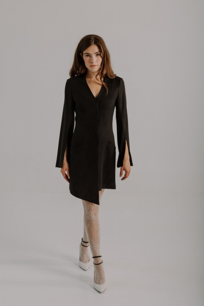 Платье AEQU 170002-black - фото 1