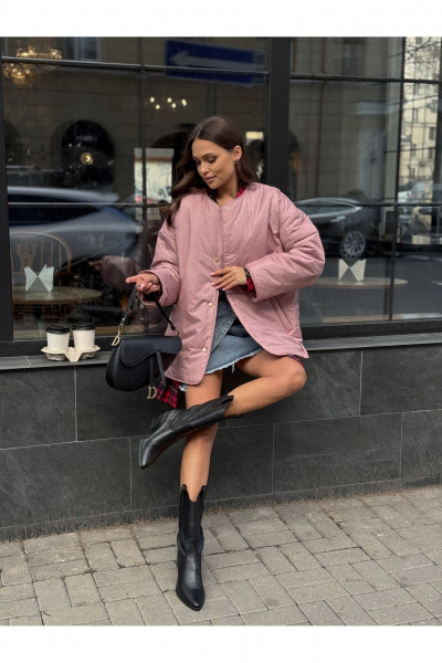 Куртка Urban Base UB106 пудровый - фото 3