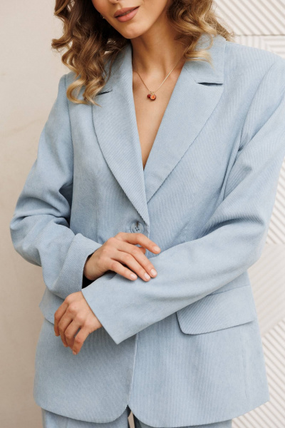 Жакет Gizart 15377 голубой - фото 6