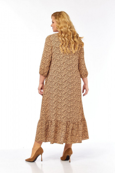 Платье СиБон 0299 рыжий - фото 4