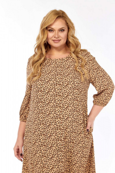 Платье СиБон 0299 рыжий - фото 3