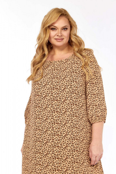 Платье СиБон 0299 рыжий - фото 2