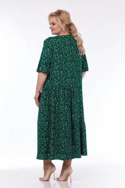 Платье СиБон 0202 зеленые_листья - фото 2