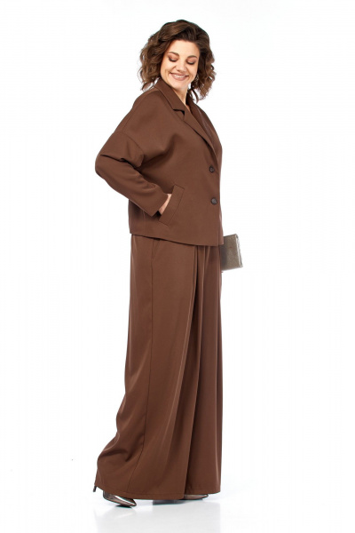 Брюки, жакет Диомант 2148 коричневый - фото 10