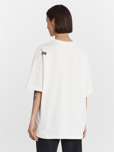 Футболка Mark Formelle 112953/24-33258Ц-0-2 св.молочный_579_D_вышивка - фото 3